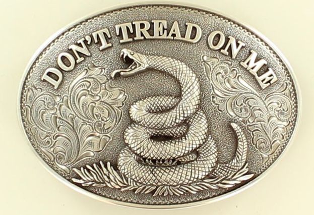Belt Buckle - "Don't Tread On Me"