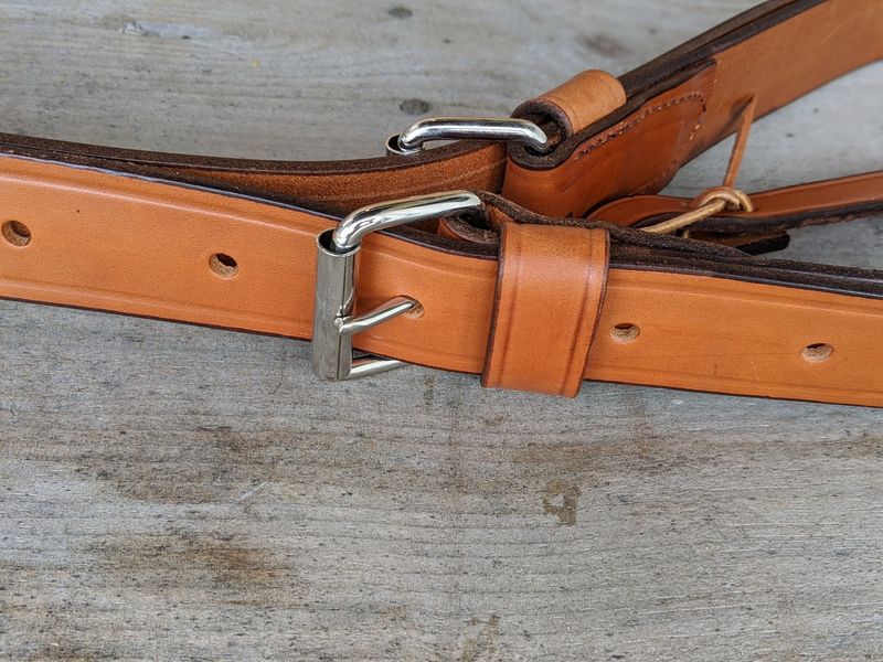 Circle L Flank Cinch with Billets Medium Oil