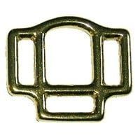1/2" Brass Halter Square