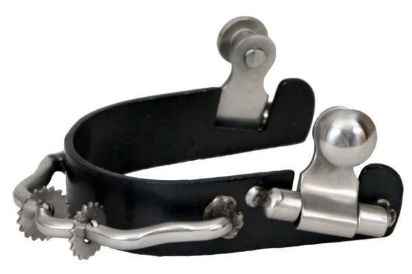 Spurs - Black Steel Bumper Rowel - Ladies/Youth