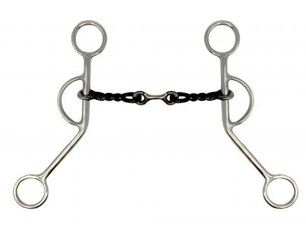 Stainless Steel Sweet Iron bit with Dog bone-mouth, 5"