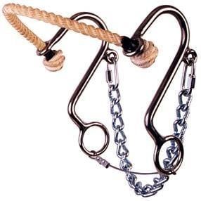 Hackamore - Reinsman Little S Rope Nose, Horse Size