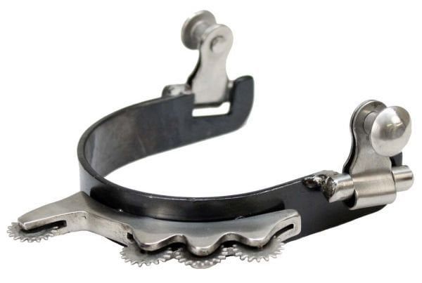 Spurs - Blued Steel Humane Rowel - Adult