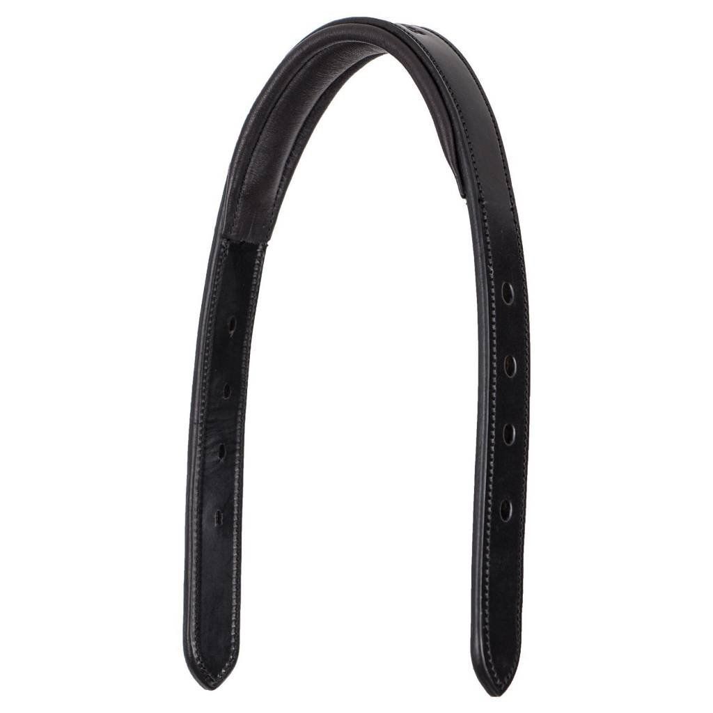 Leather PVC Padded Crown Black, Cob Size