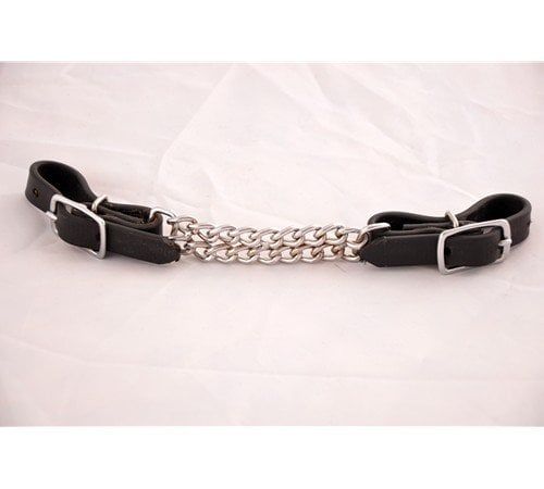 Curb Chain - Circle L Leather Double - Assorted Oil
