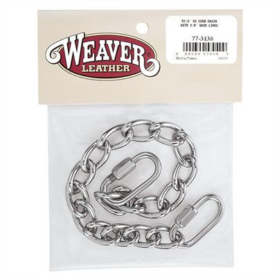 Curb Chain - Stainless Steel Bit Chain w/Quick Links