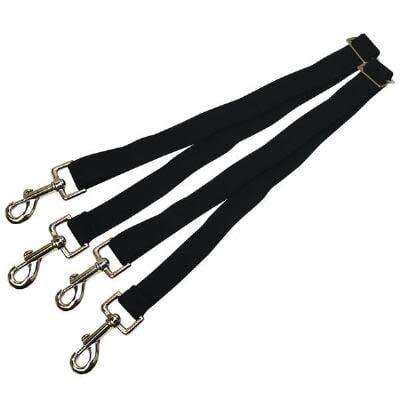 Leg Strap For Blankets (Horse Size), Sold as Pair - Black