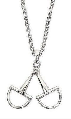 Necklace - Sterling Silver Snaffle Bit Necklace - Sterling Silver Snaffle Bit