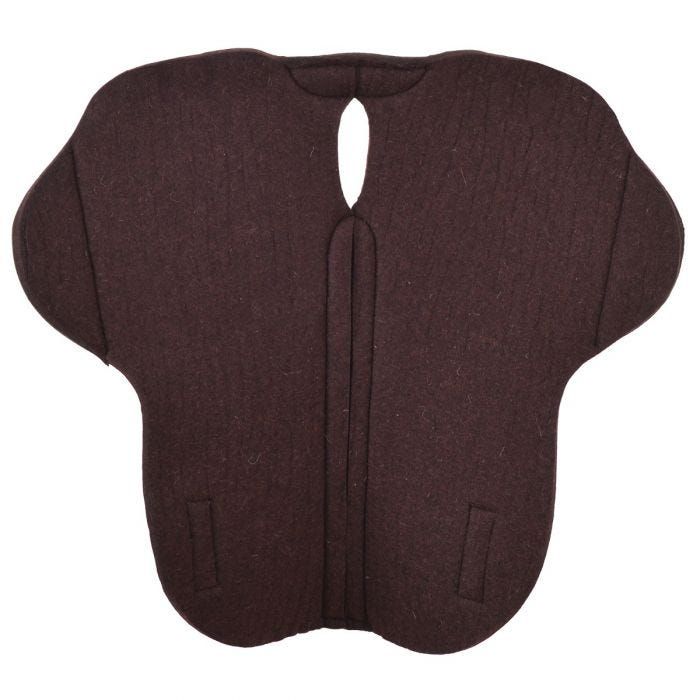 Dropped Rigging Trail Pad - Chocolate - 34"D x 30"S x 3/4"
