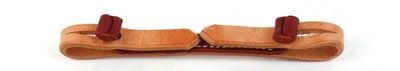 Curb Strap - Double Knot Leather Bit Hobble
