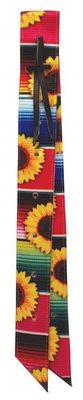 Showman Nylon Off Billet Serape and Sunflower Print