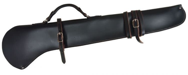 Leather Gun Scabbard - Black