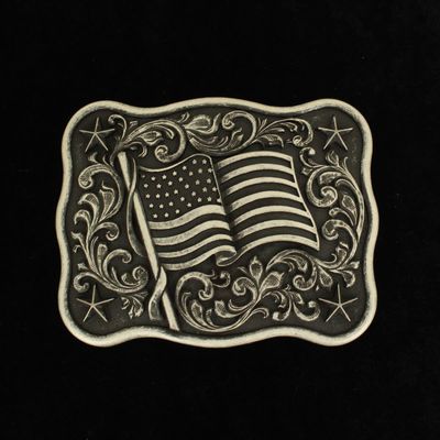 Belt Buckle - Smooth Edge Flag