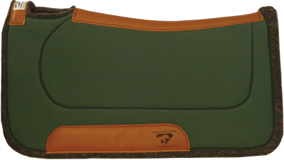 Diamond Wool Contoured Ranch Pad 32"X32"X1" - Hunter