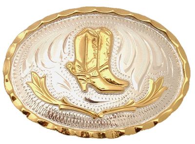 Belt Buckle - Boots German Silver Belt Buckle - Boots German Silver