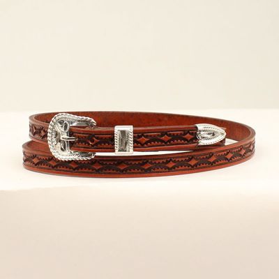Hat Band - Leather Tooled Hat Band - Leather Tooled