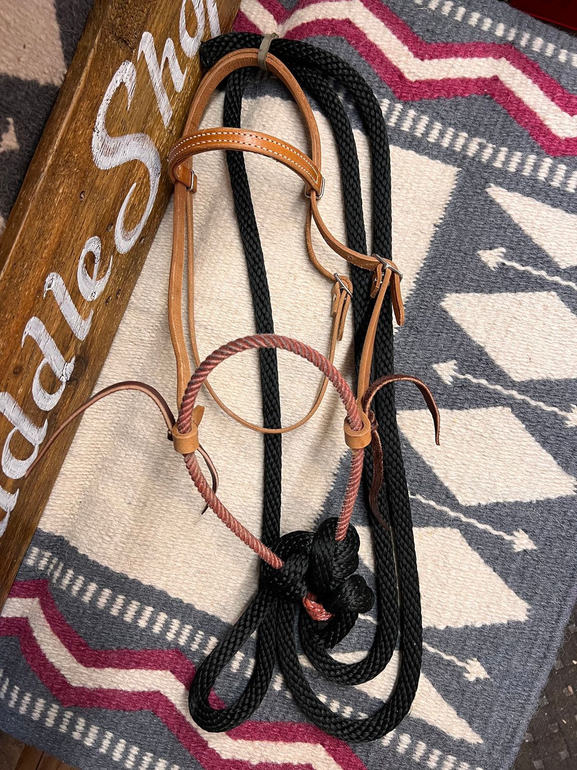 Circle L Bosal with Nylon Reins - Pony Size
