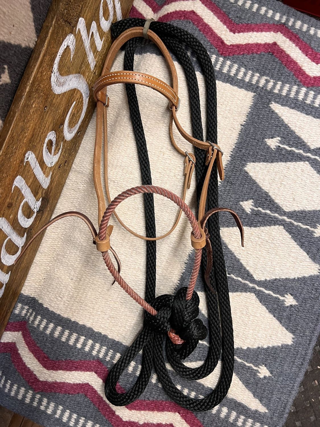 Circle L Bosal with Nylon Reins - Pony Size