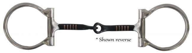 Dee Ring - Sweet Iron Snaffle Copper Inlay - 5"