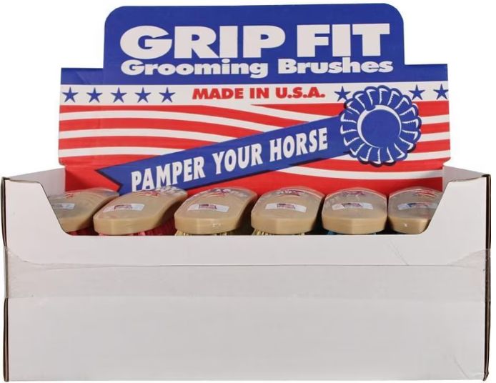 Decker Grip Fit Grooming Brush - Asst Colors