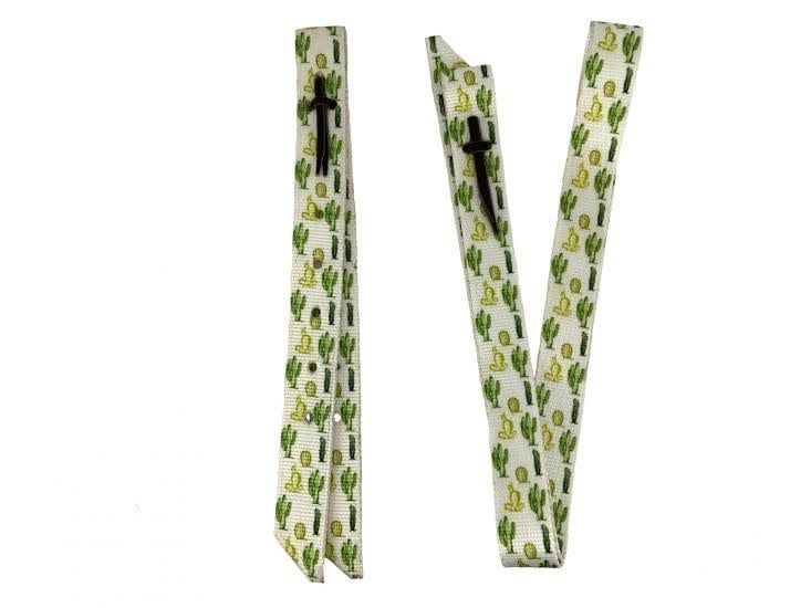 Showman Nylon Tie Strap & Off Billet Set - Cactus