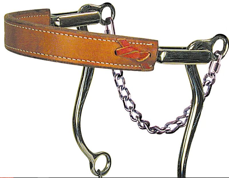 Hackamore - Reinsman Mechanical Flat Leather Nose, Stage C, Horse  Size