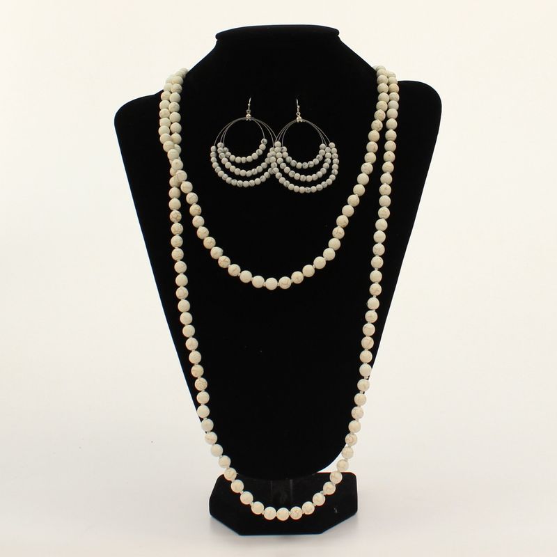 Necklace Set - Marble Bead