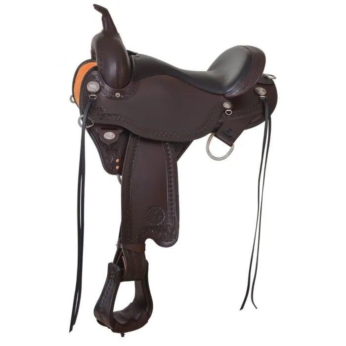 15" Wide Bar Circle Y Sheridan Flex2 Trail Saddle