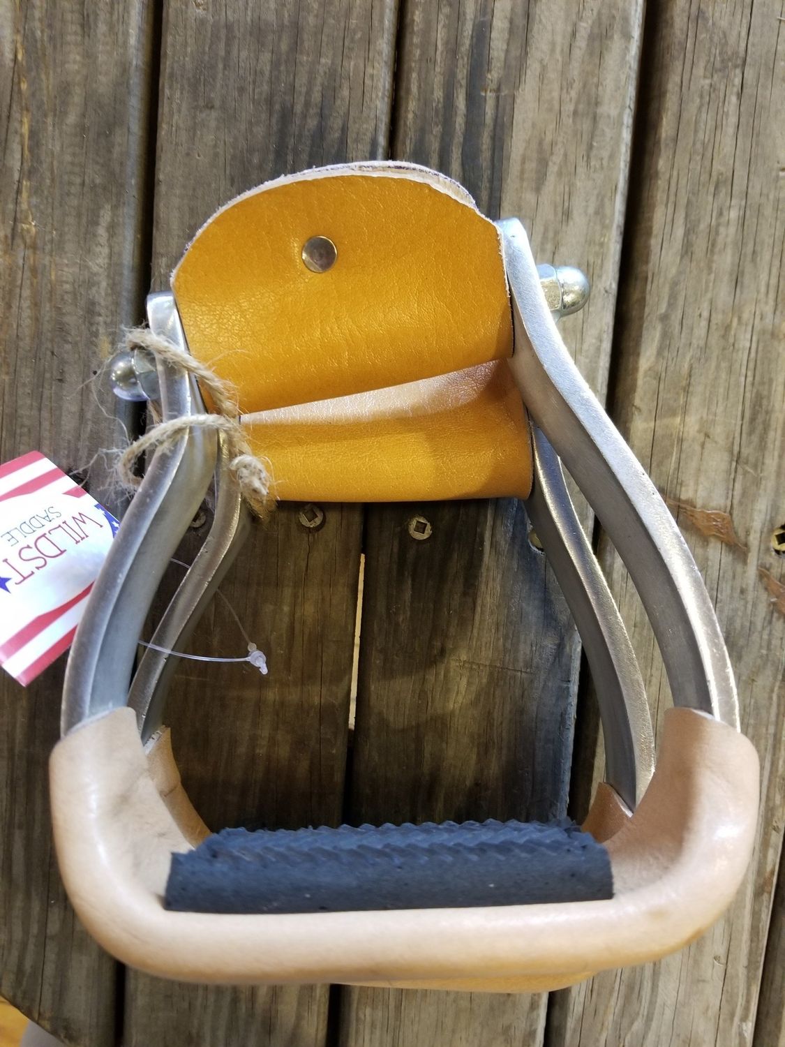 Wild Star Aluminum Offset Barrel Racer Stirrups