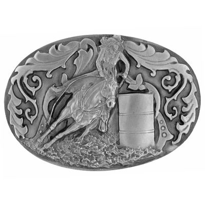Belt Buckle - Barrel Racer