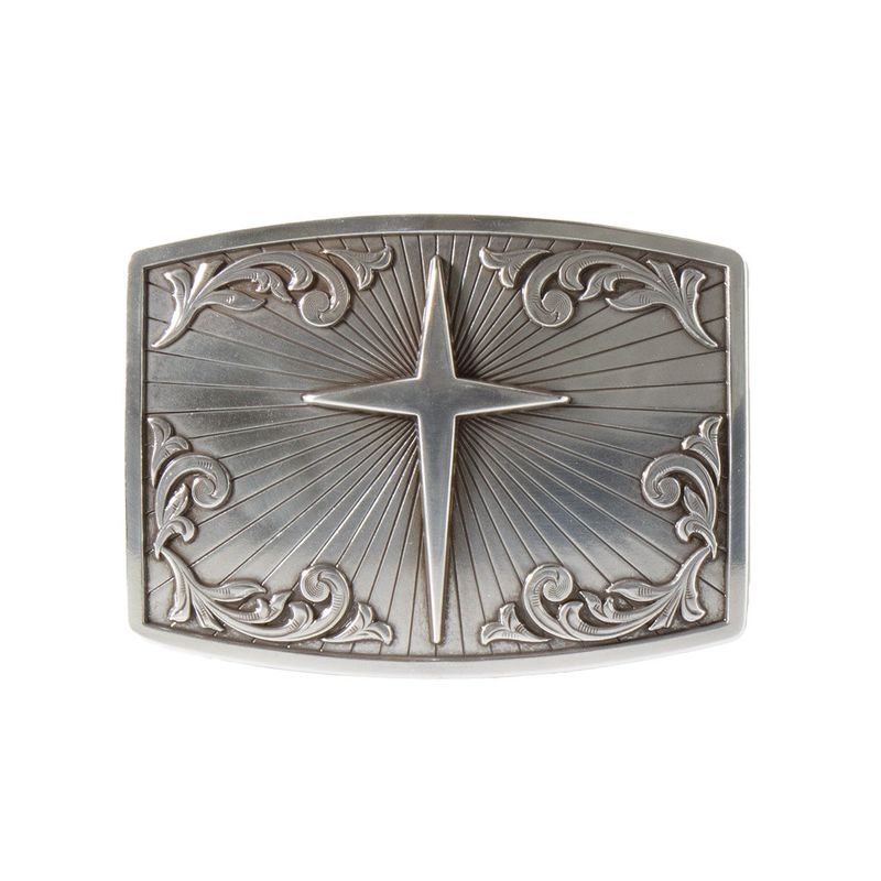 Belt Buckle - Starburst Floral Cross Belt Buckle - Starburst Floral Cross