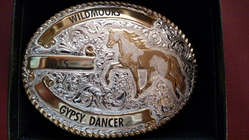 Belt Buckle - Crumrine Custom Engravable Buckle with Horse