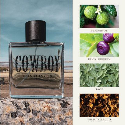 Cologne - Men's Cowboy Gunslinger Spray - 3.4oz