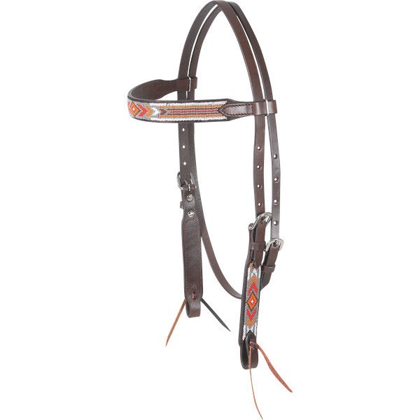 Gallup Beaded Browband Headstall