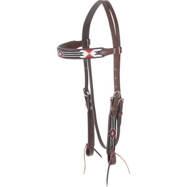 Taos Beaded Browband Headstall