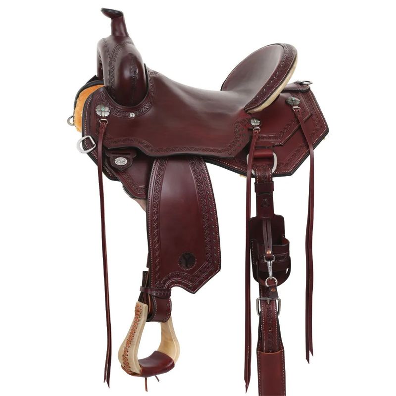 16" Wide Bar Circle Y Jackson Flex2 Trail Saddle