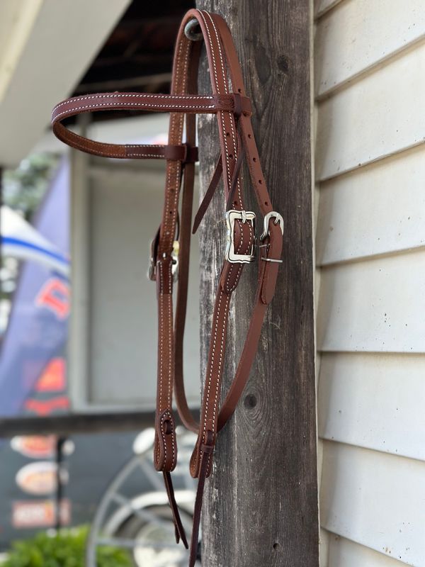 Justin Cody Double Stitched Browband Headstall