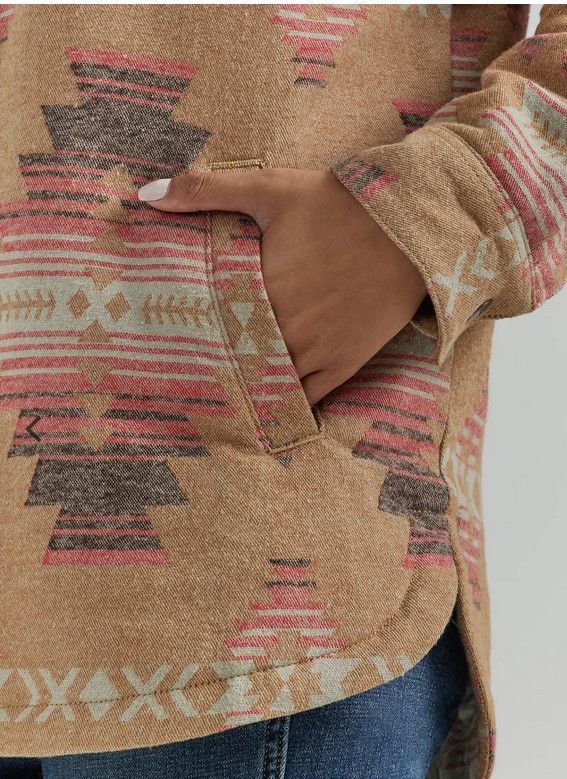 Women's Wrangler Retro Jacket - Brown & Pink