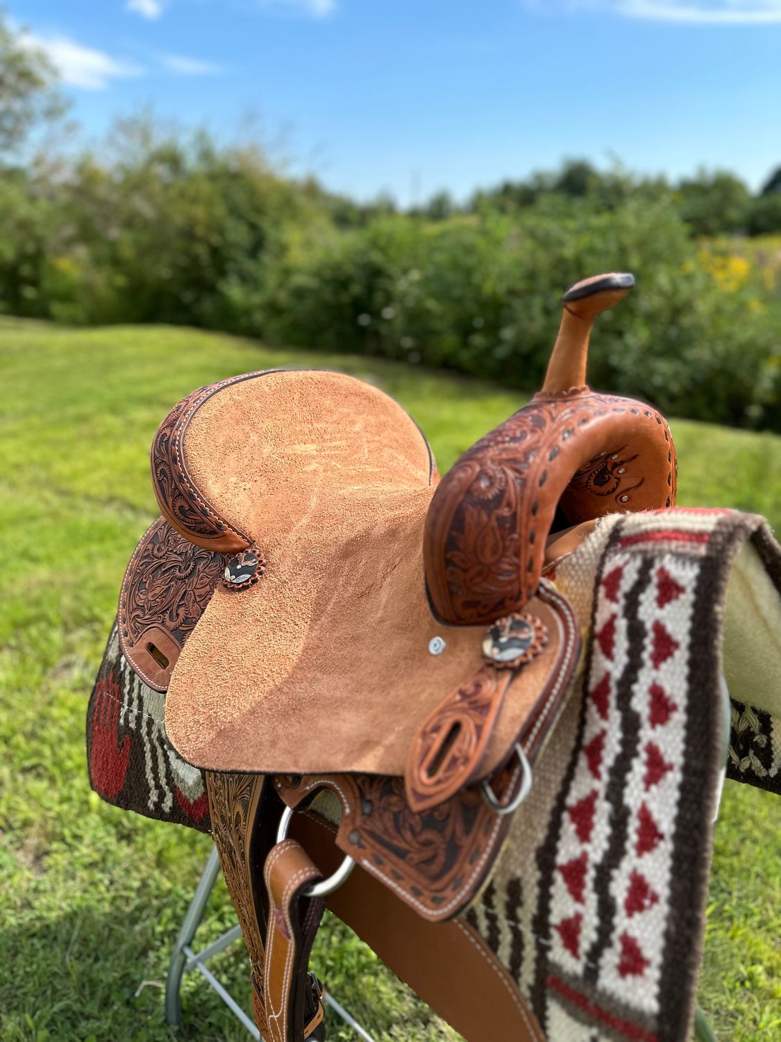 15" Wild Star Barrel Saddle