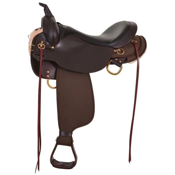 16" Reg Bar Circle Y High Horse - Eldorado Cordura Trail Saddle - Tobac