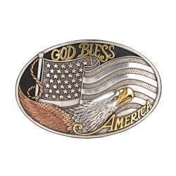 Belt Buckle - God Bless America Belt Buckle - God Bless America