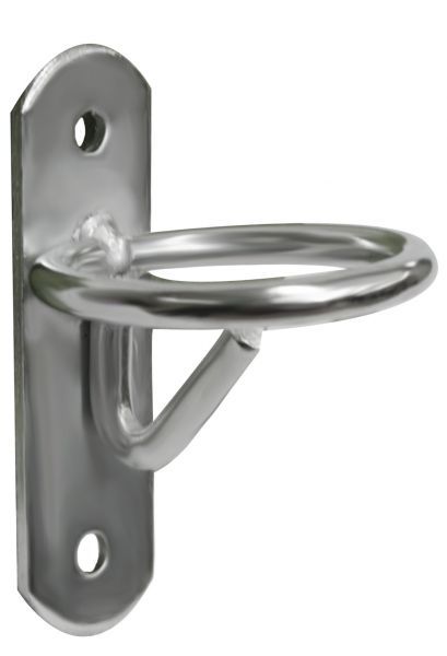 Bucket Hook, Wall Mount -  Chrome