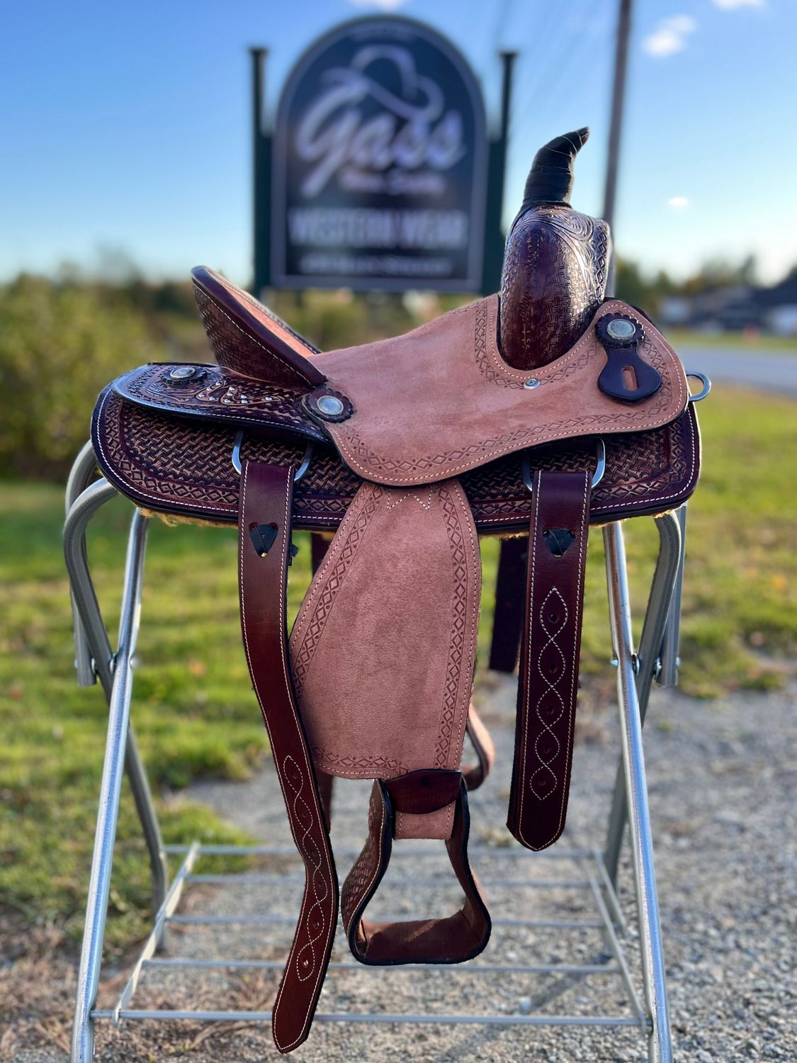 13" Wide Roughout Pleasure/Trail Saddle