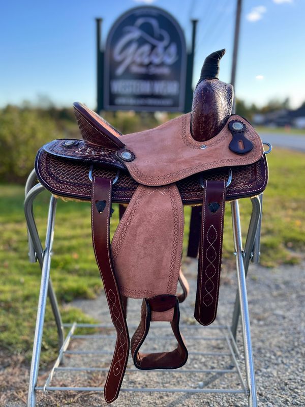 13" Wide Roughout Pleasure/Trail Saddle