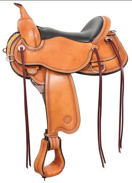 16" Wide Bar Circle Y Pioneer Flex2 Trail Saddle