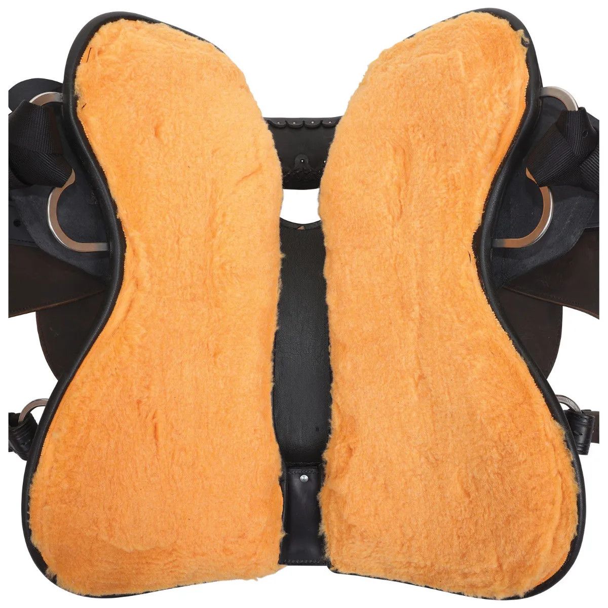 16" Wide Bar Circle Y Dark Rider Flex2 Trail Saddle