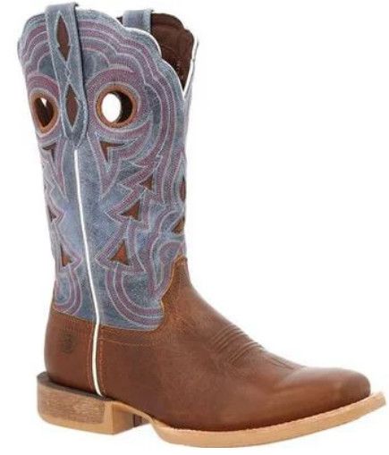 Women's Durango Lady Rebel Pro Golden Brown & Periwinkle Boot