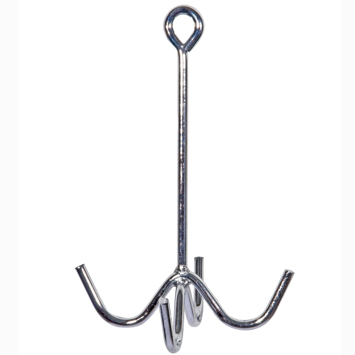 4-Prong Cleaning/Tack Hook, Color: Nickel Plated
