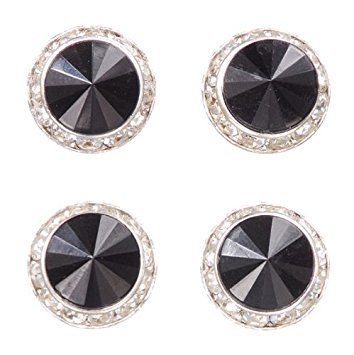 Number Magnets - Set of 4, Color: Black
