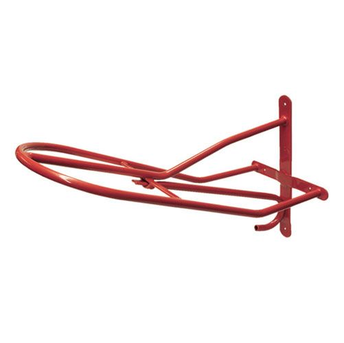 Wall Saddle Rack - English Style, Color: Red